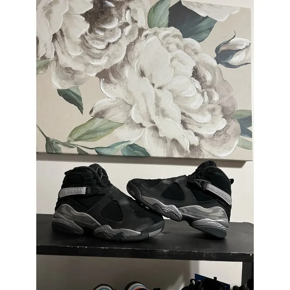 Size 7y - Air Jordan 8 Retro Winterized Gunsmoke
